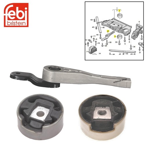 Satz motorlager hinten - satz,