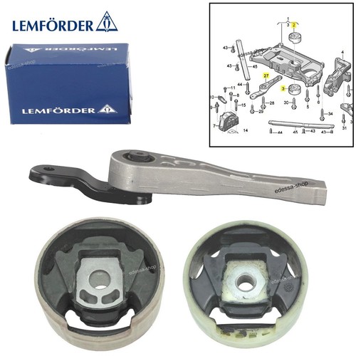 Satz motorlager hinten für - 3t,